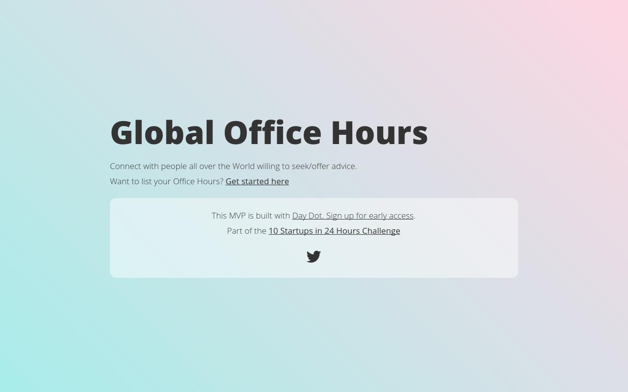 Global Office Hours